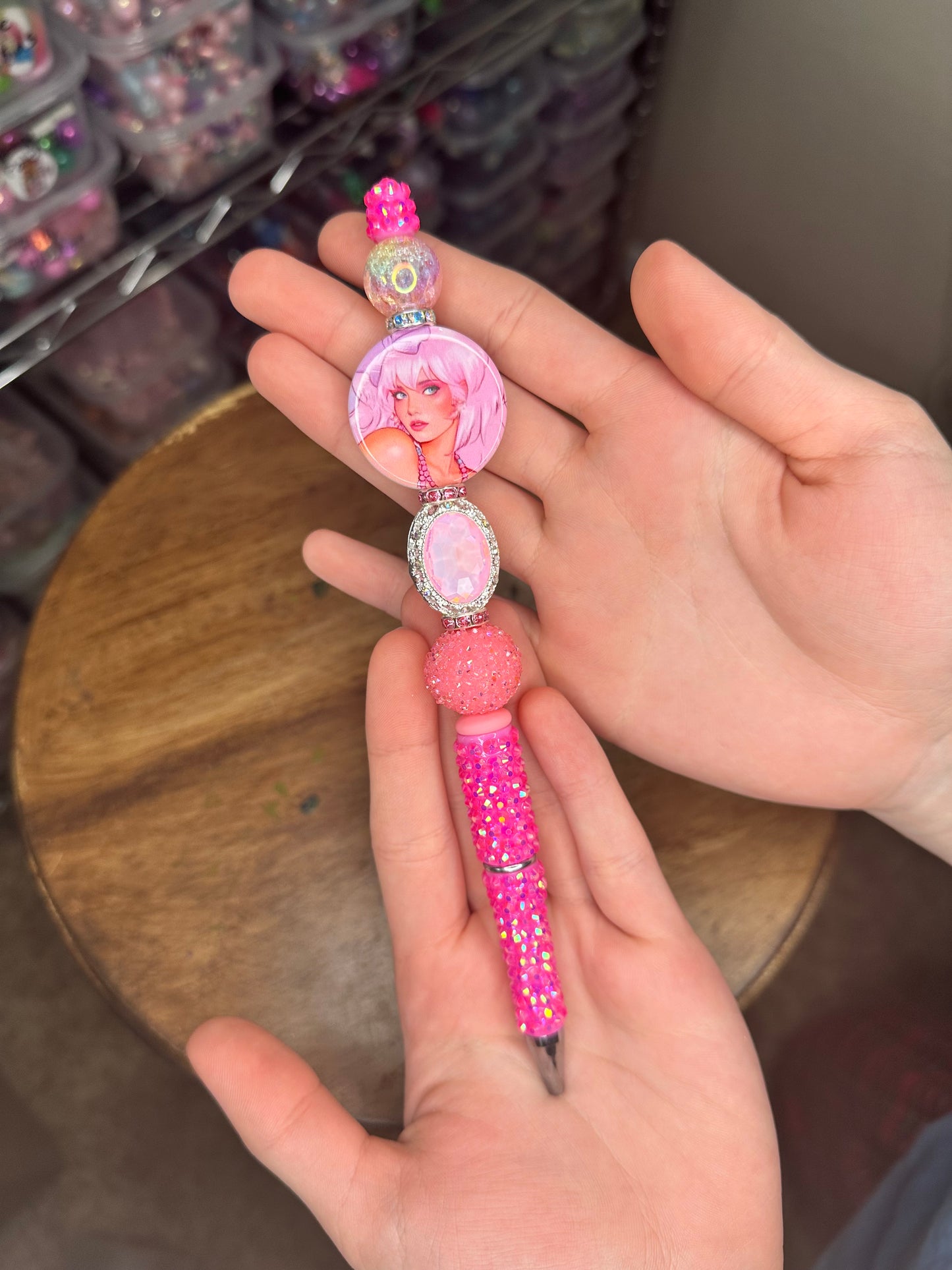 πβ¨ Jem-Inspired Glam Rock Rhinestone Pen β¨π $16
