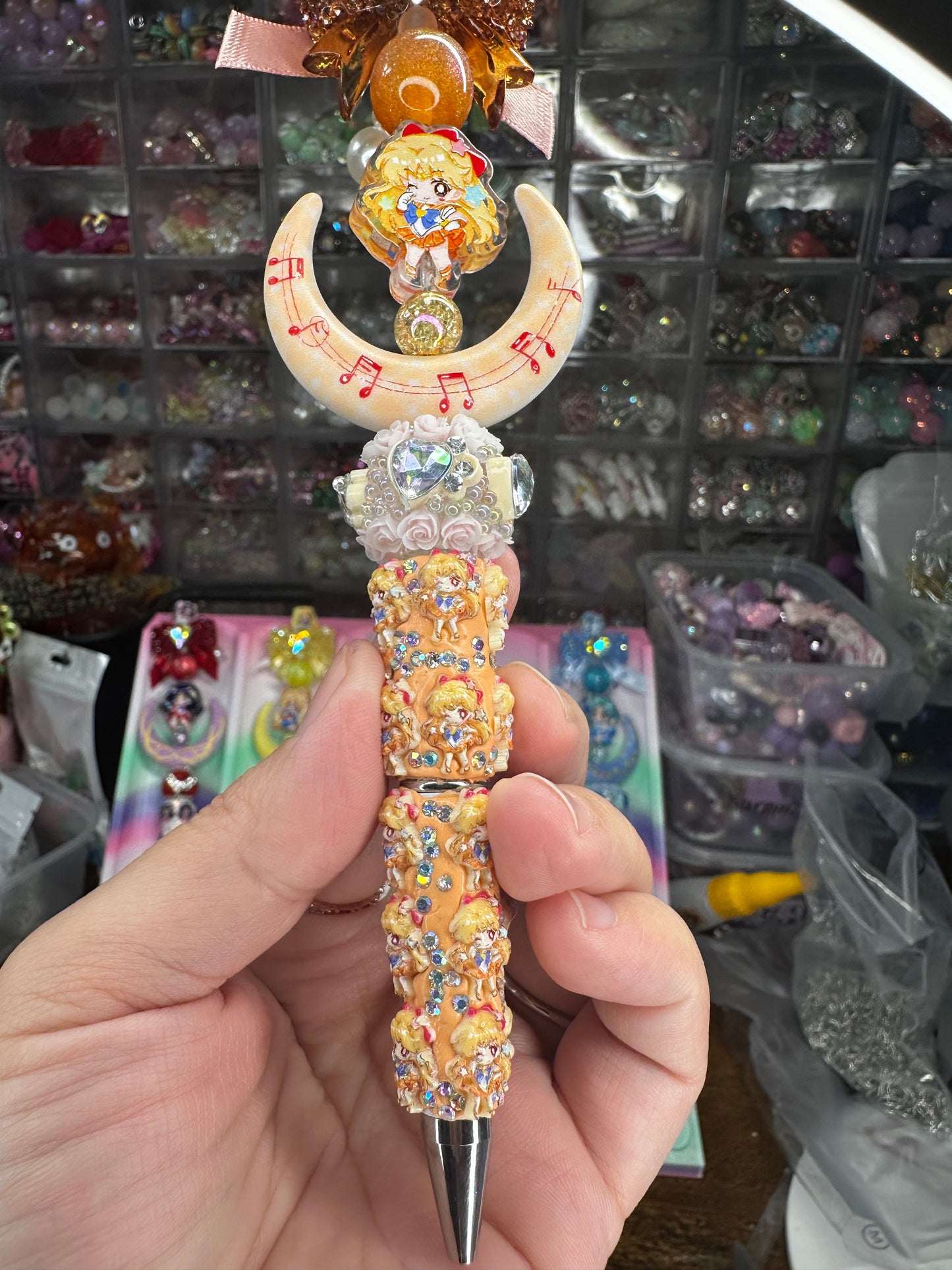 ππ Sailor Venus Inspired Statement Pen β One of a Kind $22