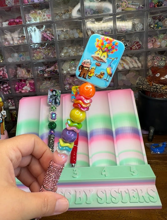 Balloon House Inspired Beaded Rhinestone Pen $16