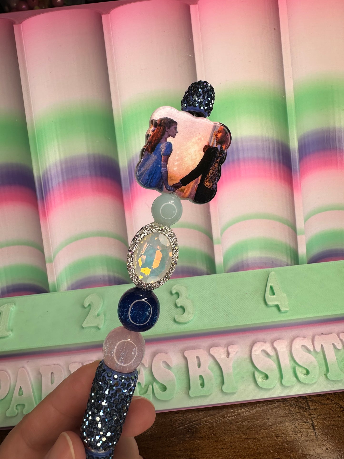 Midnight Fairytale Rhinestone Beaded Pen $18