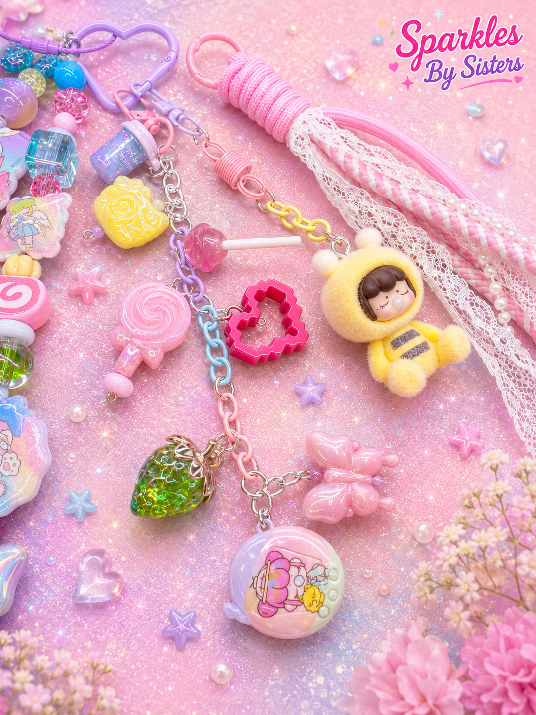 Custom Pop Mart Nanci Purse Charm | Luxury Handmade Bag Charm