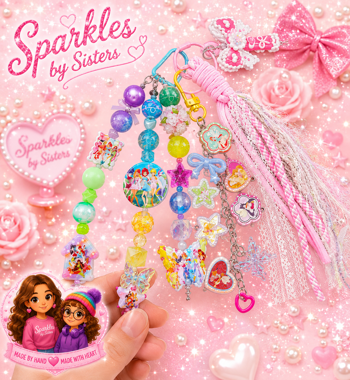Original Winx Club Inspired Purse Charm | Handmade Fairy Bag Charm
✨ Believe in Magic! ✨