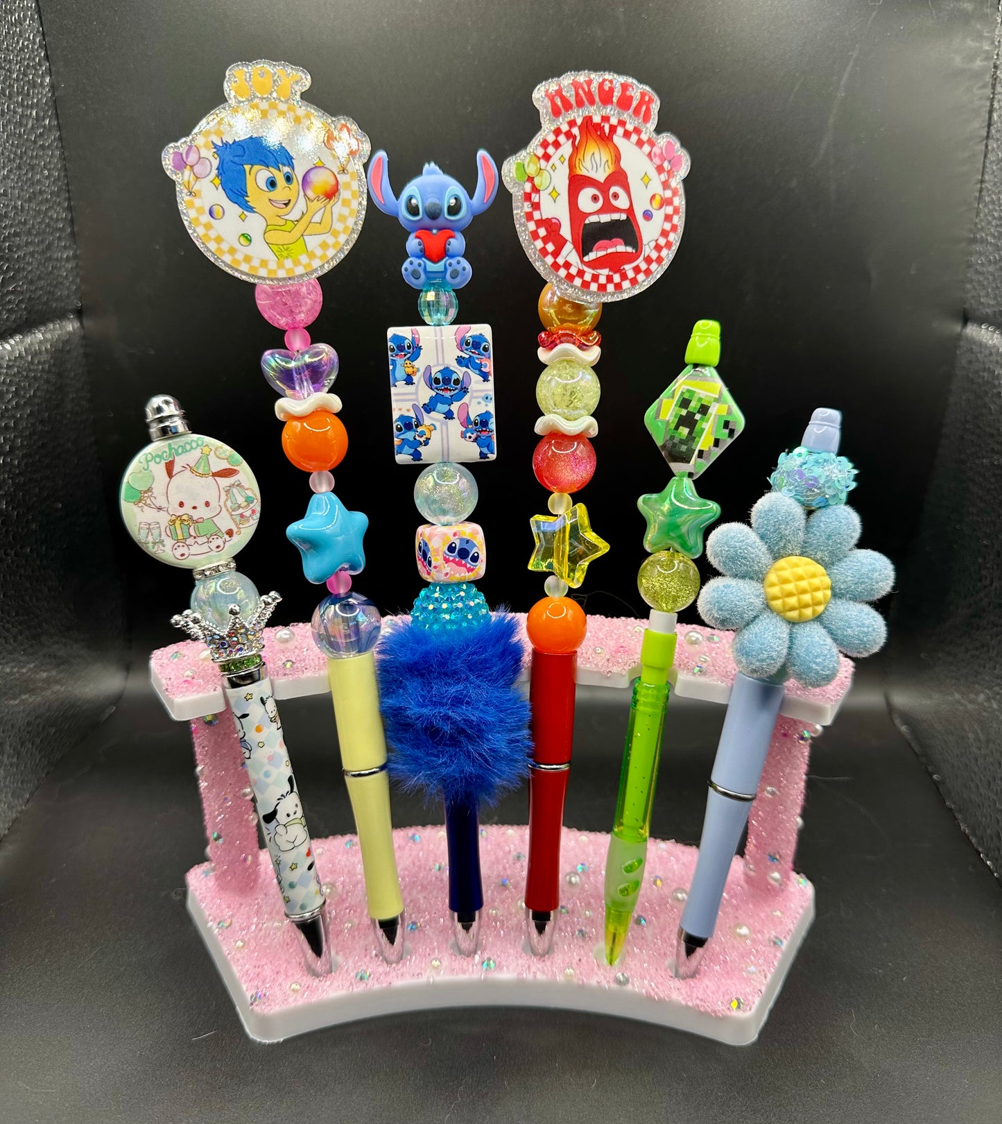 ✨ One-of-a-Kind Beaded Pens | Handmade by Sparkles by Sisters ✨ (Choose Your Design – Left to Right)