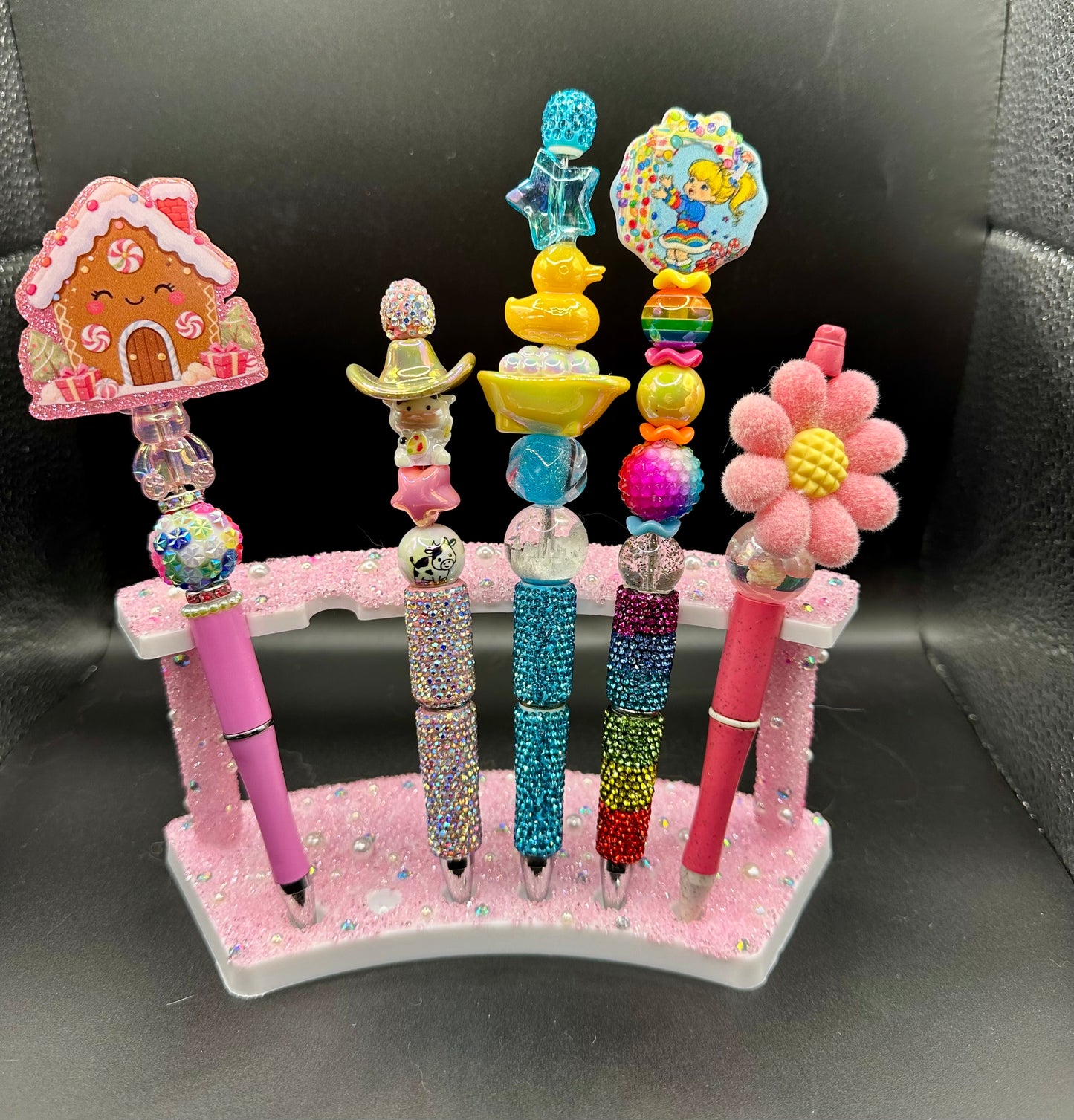 ✨ One-of-a-Kind Beaded Pens | Handmade by Sparkles by Sisters ✨ (Choose Your Design – Left to Right)