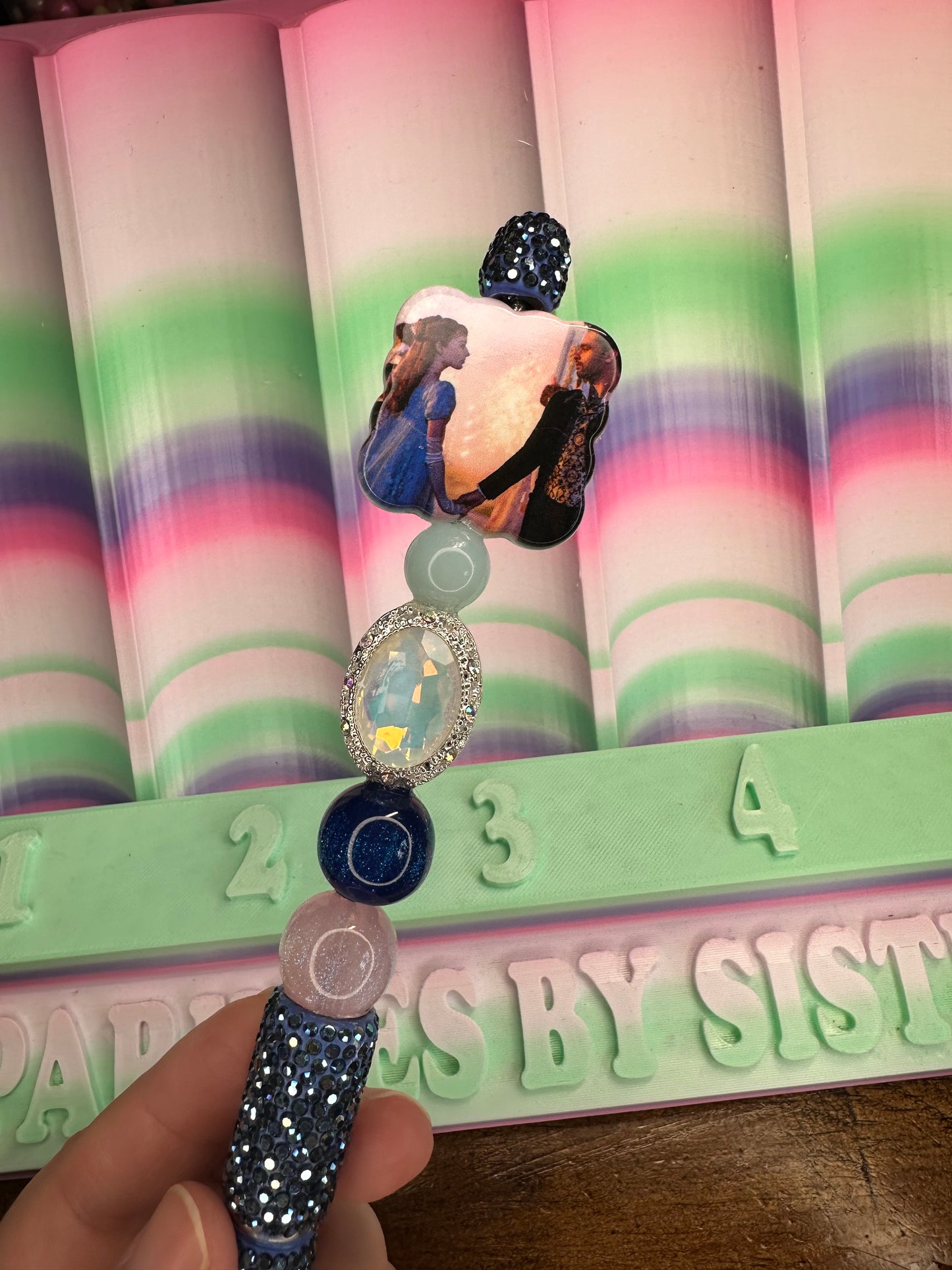 Midnight Fairytale Rhinestone Beaded Pen $18