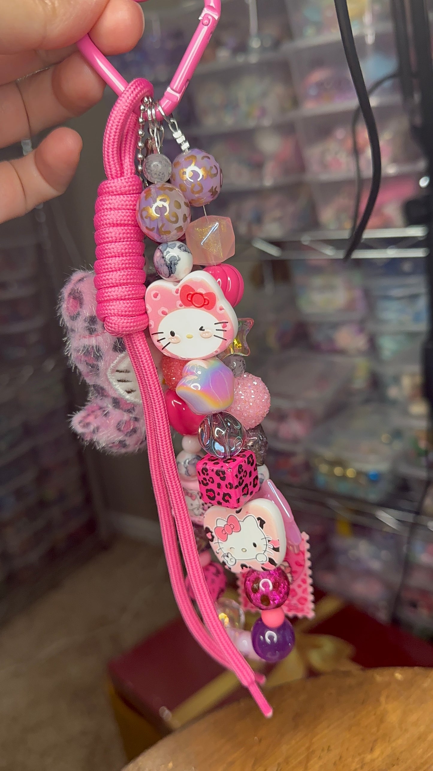 Leopard Luxe Hello Kitty Charm Set $26