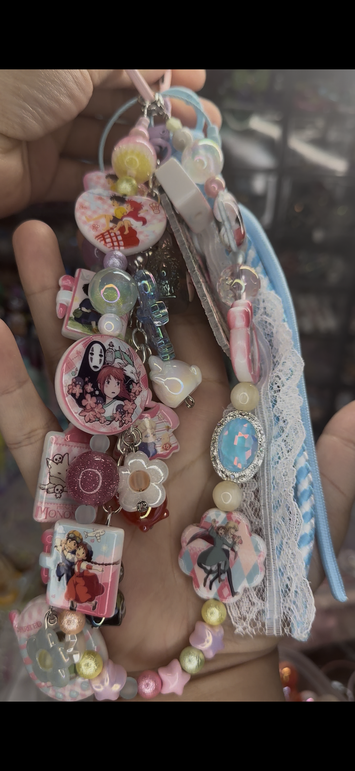 Studio Ghibli Inspired Charm/Bag Charm Set – Totoro, Spirited Away, Kiki, Howls Castle, Monoke Handmade $36