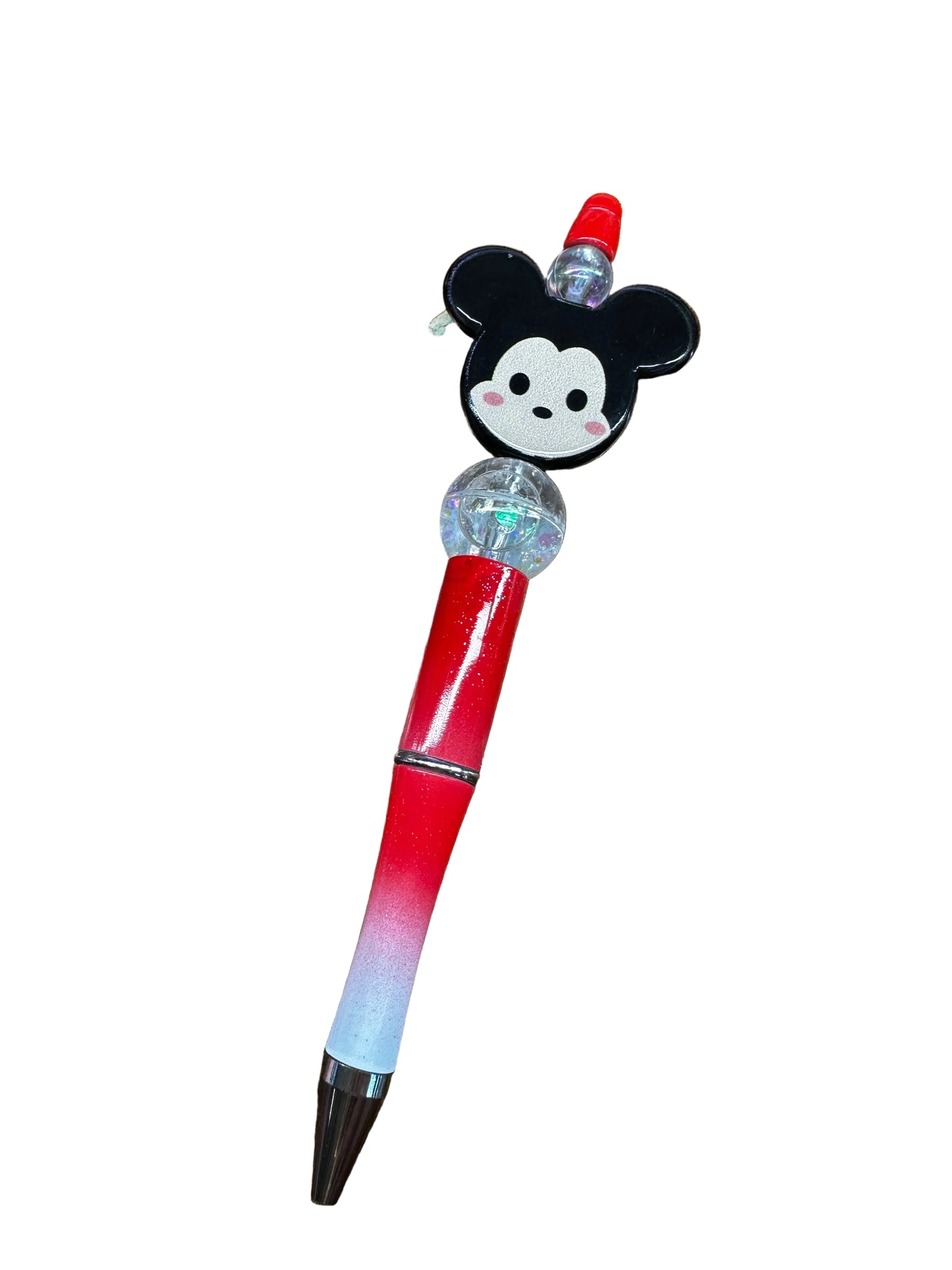 Shake, Rattle & Mouse Mickey Glitter Water Bead Pen ❤️🖤✨