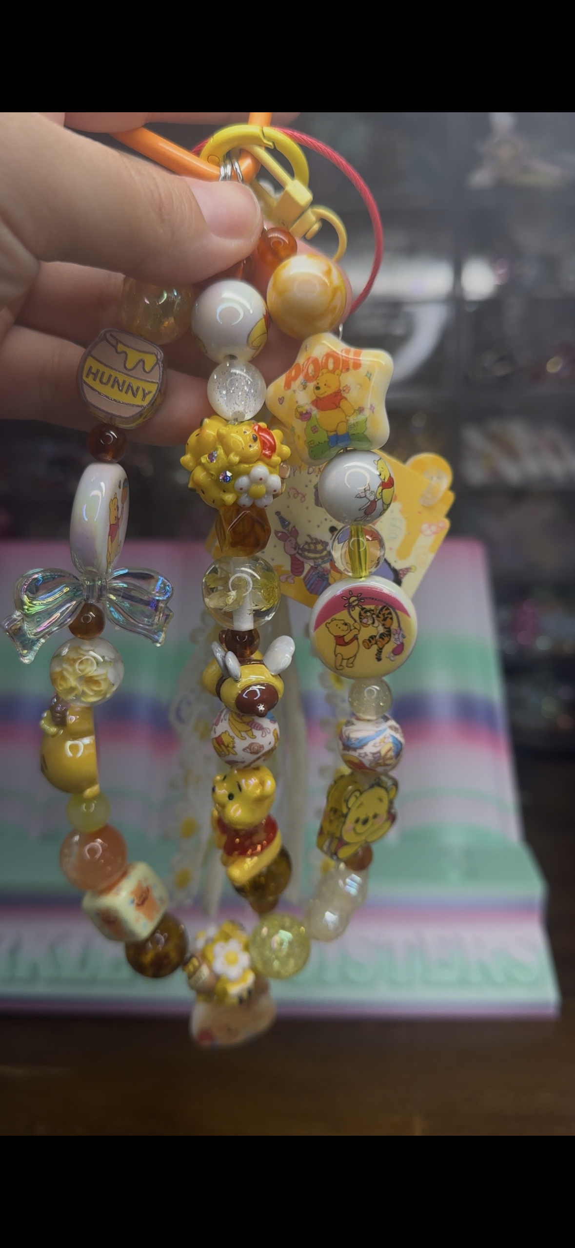 Winnie the Pooh Honey Kawaii Charm Strap – Handmade Beaded Bag & Phone Charm
$36