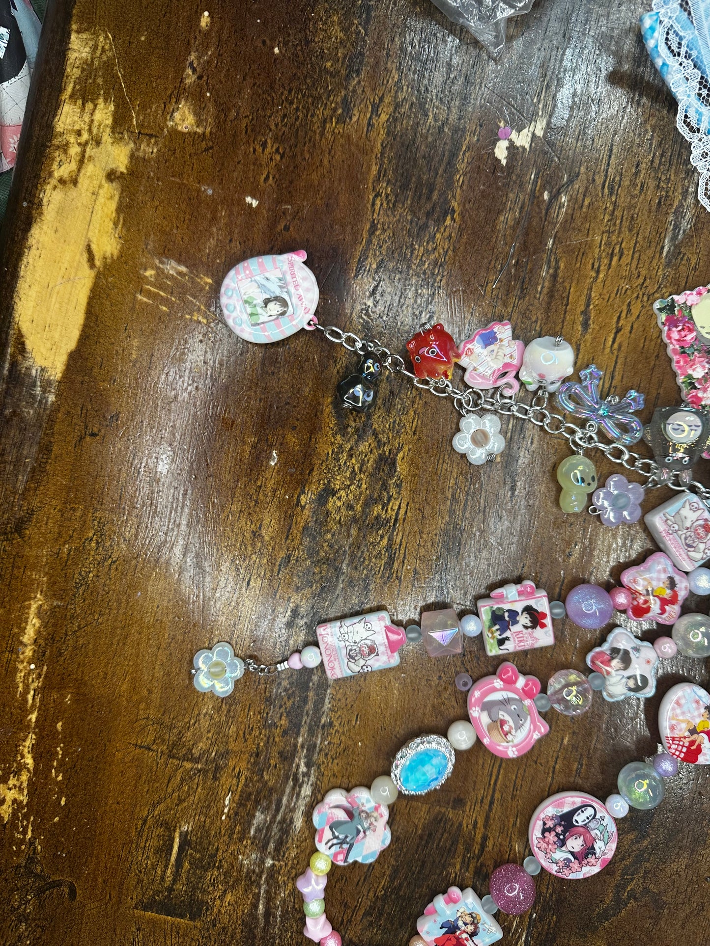 Studio Ghibli Inspired Charm/Bag Charm Set – Totoro, Spirited Away, Kiki, Howls Castle, Monoke Handmade $36