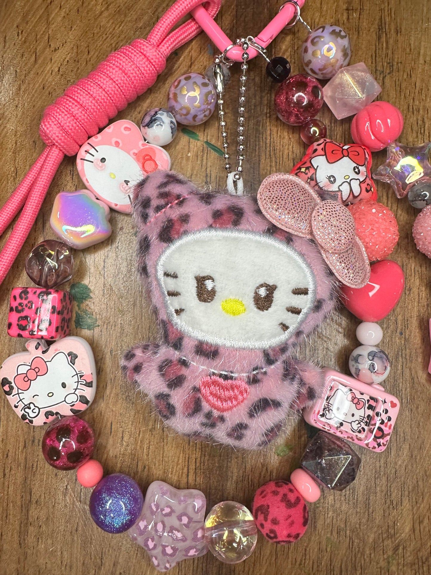Leopard Luxe Hello Kitty Charm Set $26
