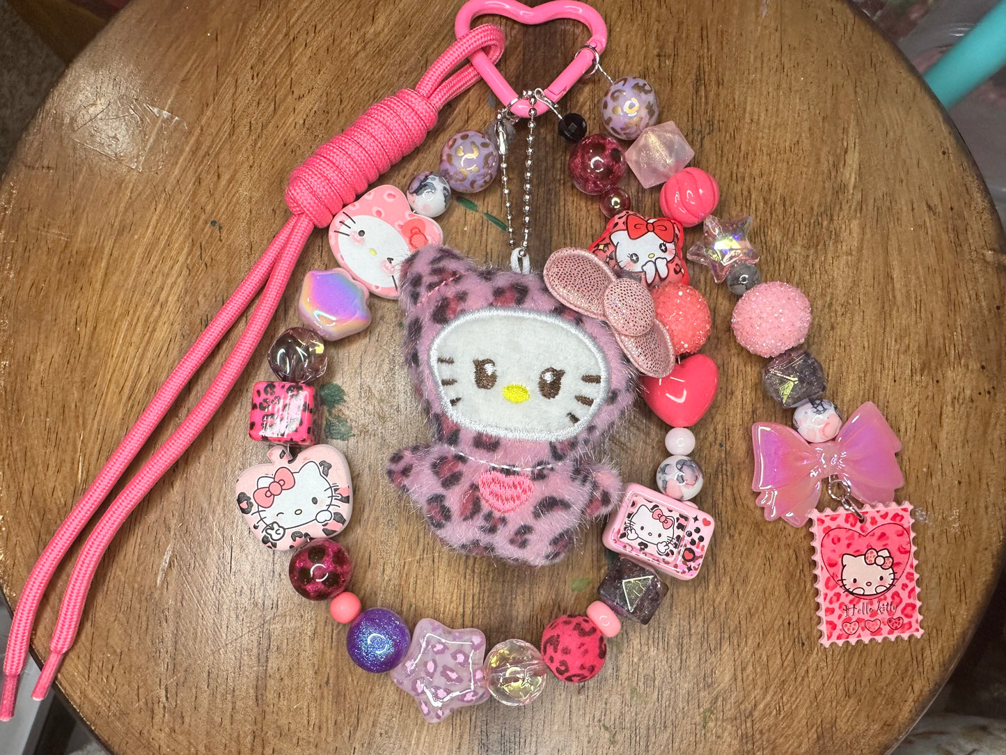 Leopard Luxe Hello Kitty Charm Set $26