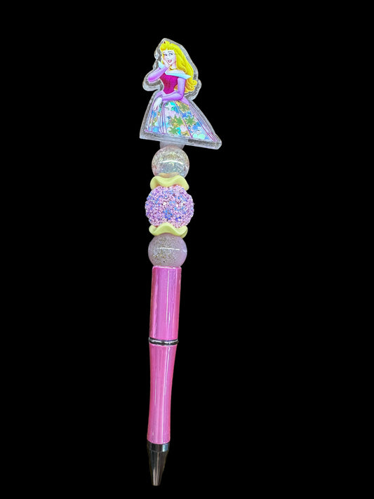 Once Upon a Dream Aurora Shaker Sparkle Pen ✨💗🏰