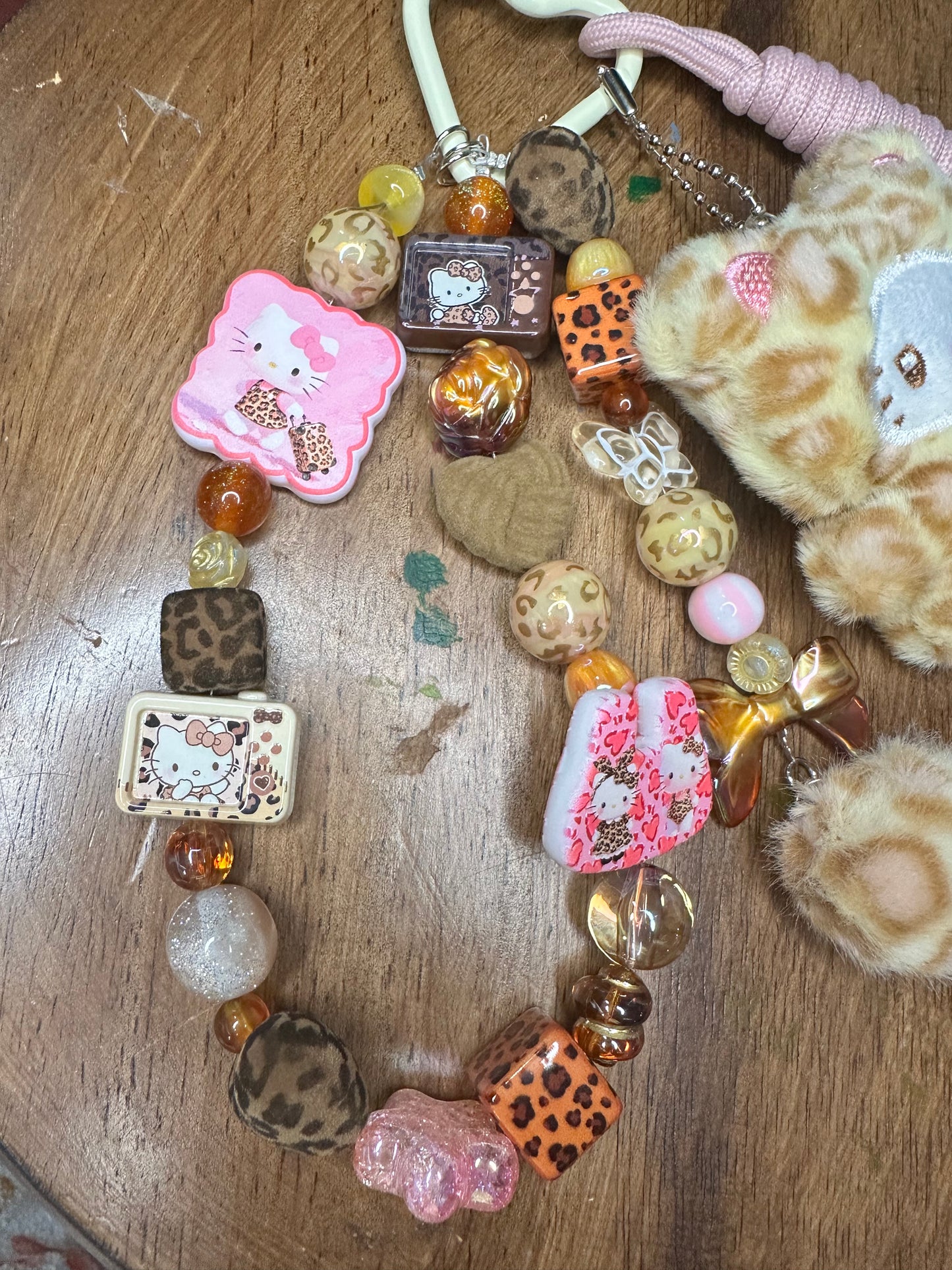 Leopard Luxe Hello Kitty Charm Set $24