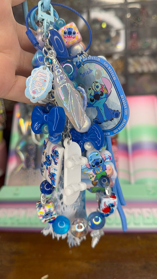 💙 Stitch Beaded Bag Charm $36