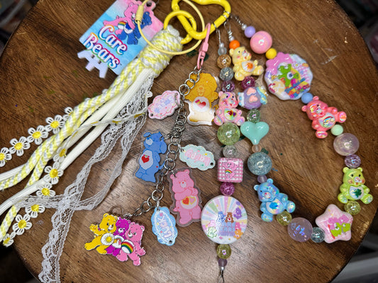 💛 Care Bears Statement Keychain | One-of-a-Kind Bag Charm $34