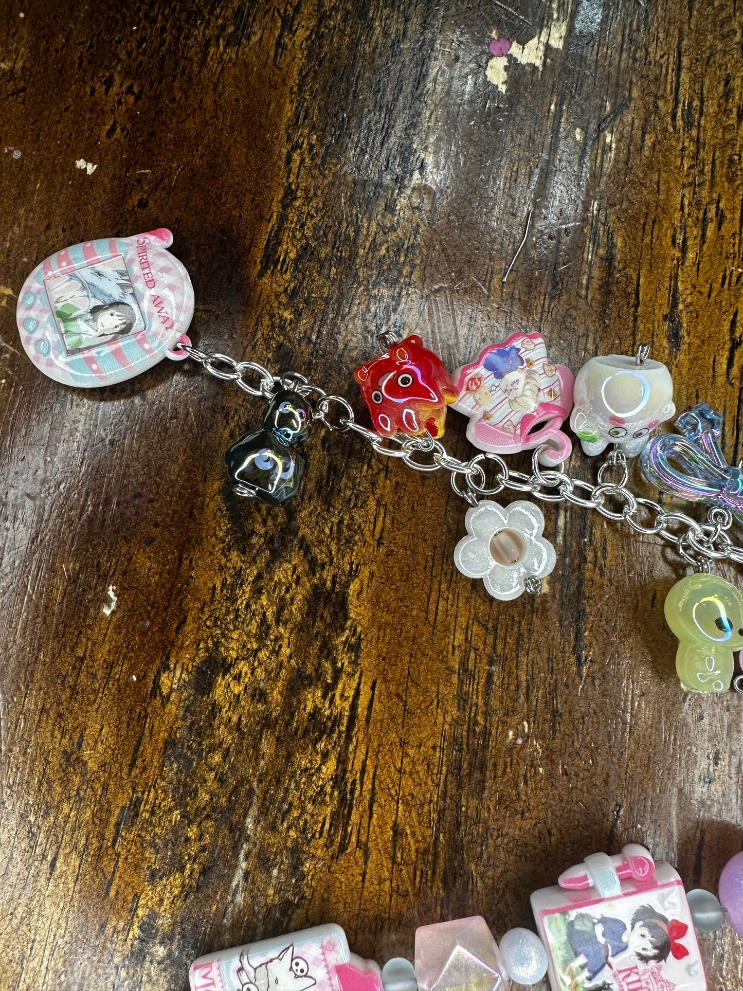 Studio Ghibli Inspired Charm/Bag Charm Set – Totoro, Spirited Away, Kiki, Howls Castle, Monoke Handmade $36