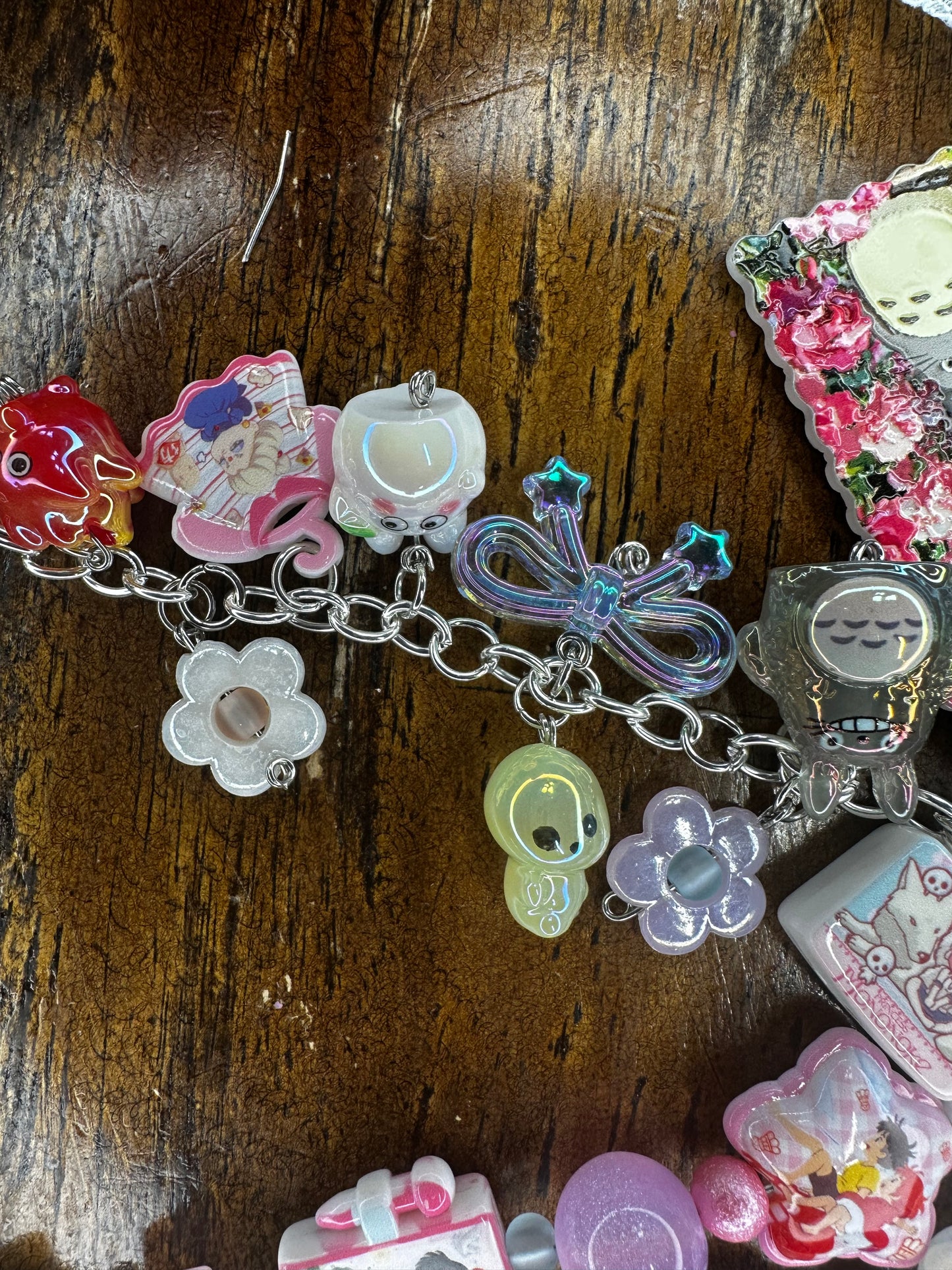 Studio Ghibli Inspired Charm/Bag Charm Set – Totoro, Spirited Away, Kiki, Howls Castle, Monoke Handmade $36