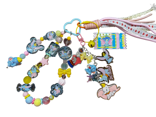 Dumbo-Inspired Deluxe Layered Purse Charm | Handmade Pastel Bag Charm