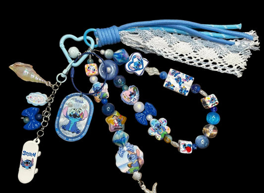💙 Stitch Beaded Bag Charm $36