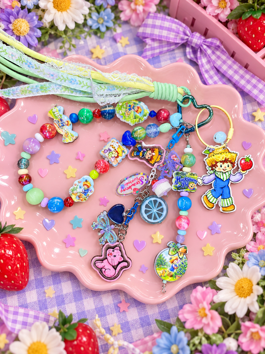 Huckleberry Pie Inspired Layered Purse Charm – Handmade Beaded Bag Charm