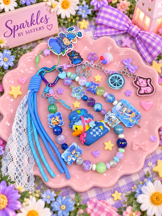 Blueberry Muffin Inspired Layered Purse Charm – Strawberry Shortcake Friend
