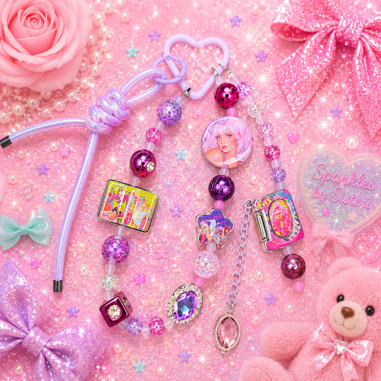💿 Jem & the Holograms Glam Rock Charm 💿

$18