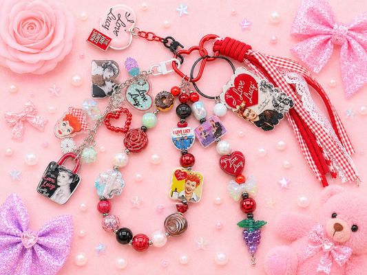 I Love Lucy Inspired Vitameatavegamin Deluxe Layered Purse Charm