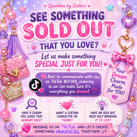 ✨ Custom Purse Charm / Bag Charm – Let Us Create Your Dream Charm ✨