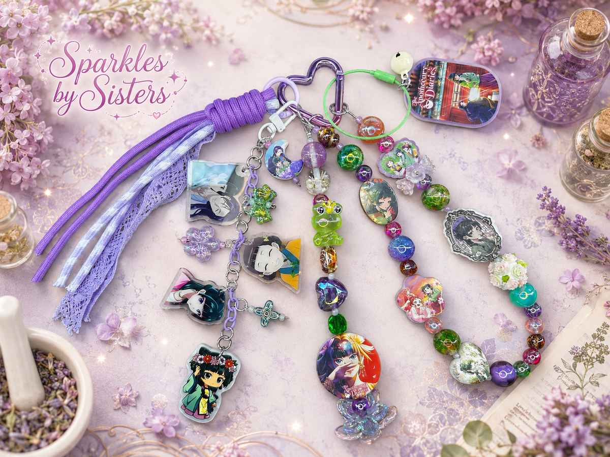 The Apothecary Diaries-Inspired Custom Deluxe Purse Charm | Made-to-Order Preorder