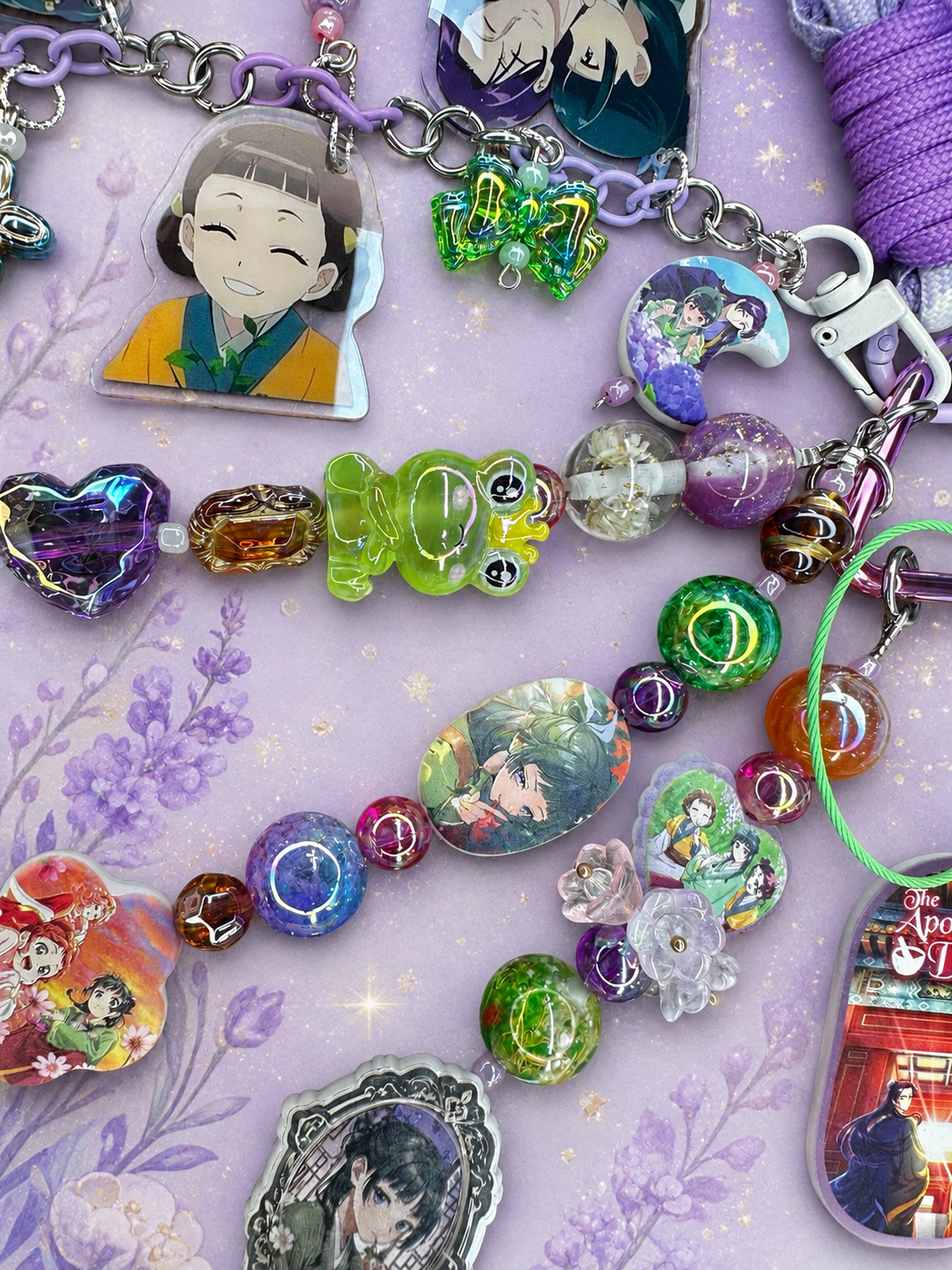 The Apothecary Diaries-Inspired Custom Deluxe Purse Charm | Made-to-Order Preorder