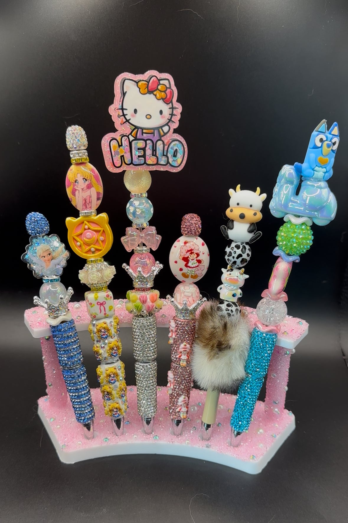 ✨ Character & Crystal Pens – Refillable (Choose Your Style)