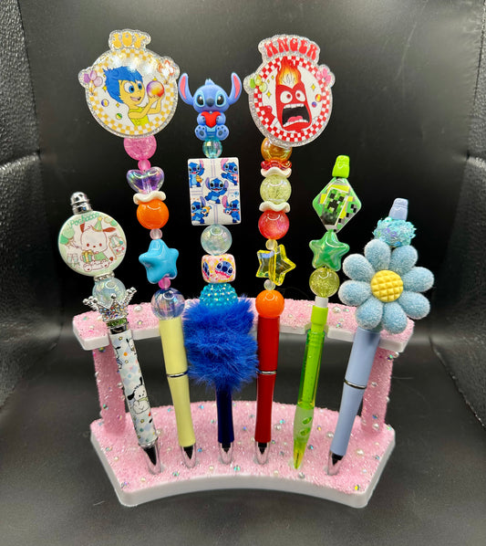 ✨ One-of-a-Kind Beaded Pens | Handmade by Sparkles by Sisters ✨ (Choose Your Design – Left to Right)