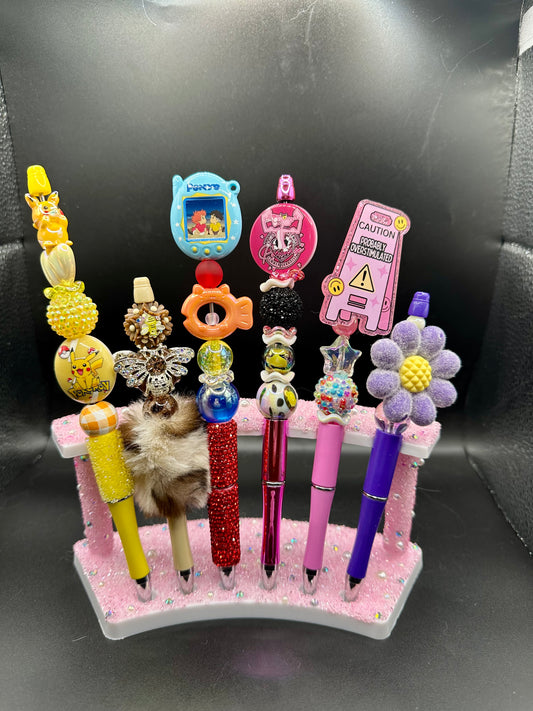 ✨ One-of-a-Kind Beaded Pens | Handmade by Sparkles by Sisters ✨ (Choose Your Design – Left to Right)