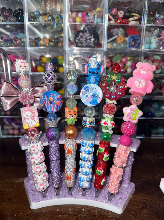 ✨ One-of-a-Kind Beaded Pens | Handmade by Sparkles by Sisters ✨ (Choose Your Design – Left to Right)