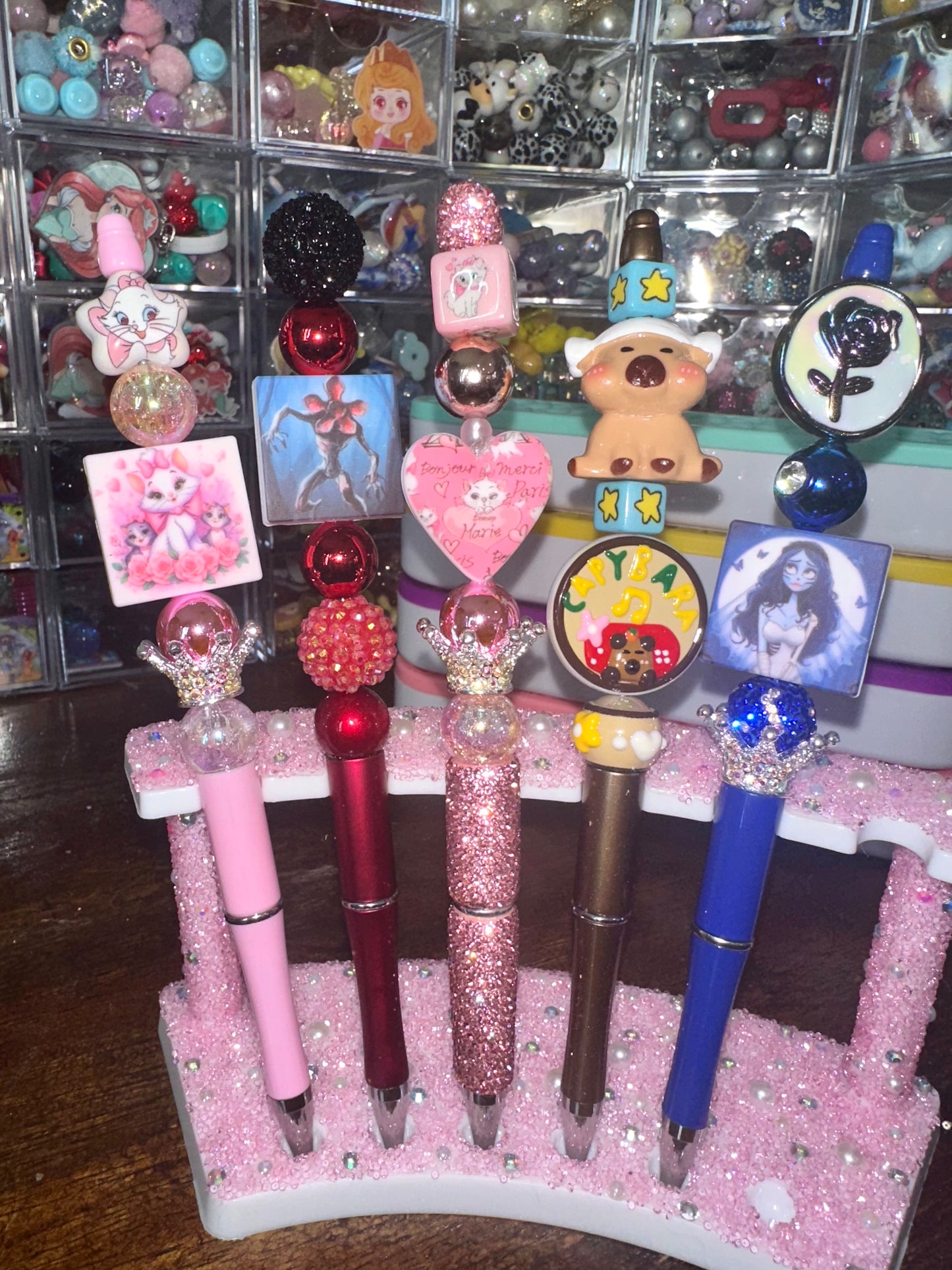 ✨ One-of-a-Kind Beaded Pens | Handmade by Sparkles by Sisters ✨ (Choose Your Design – Left to Right) (Copy)